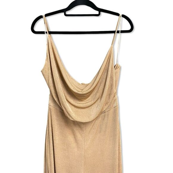 MISHA Moyra Jumpsuit Desert Rose
Tan Draped soft stretch Revolve US 8 - Picture 5 of 11